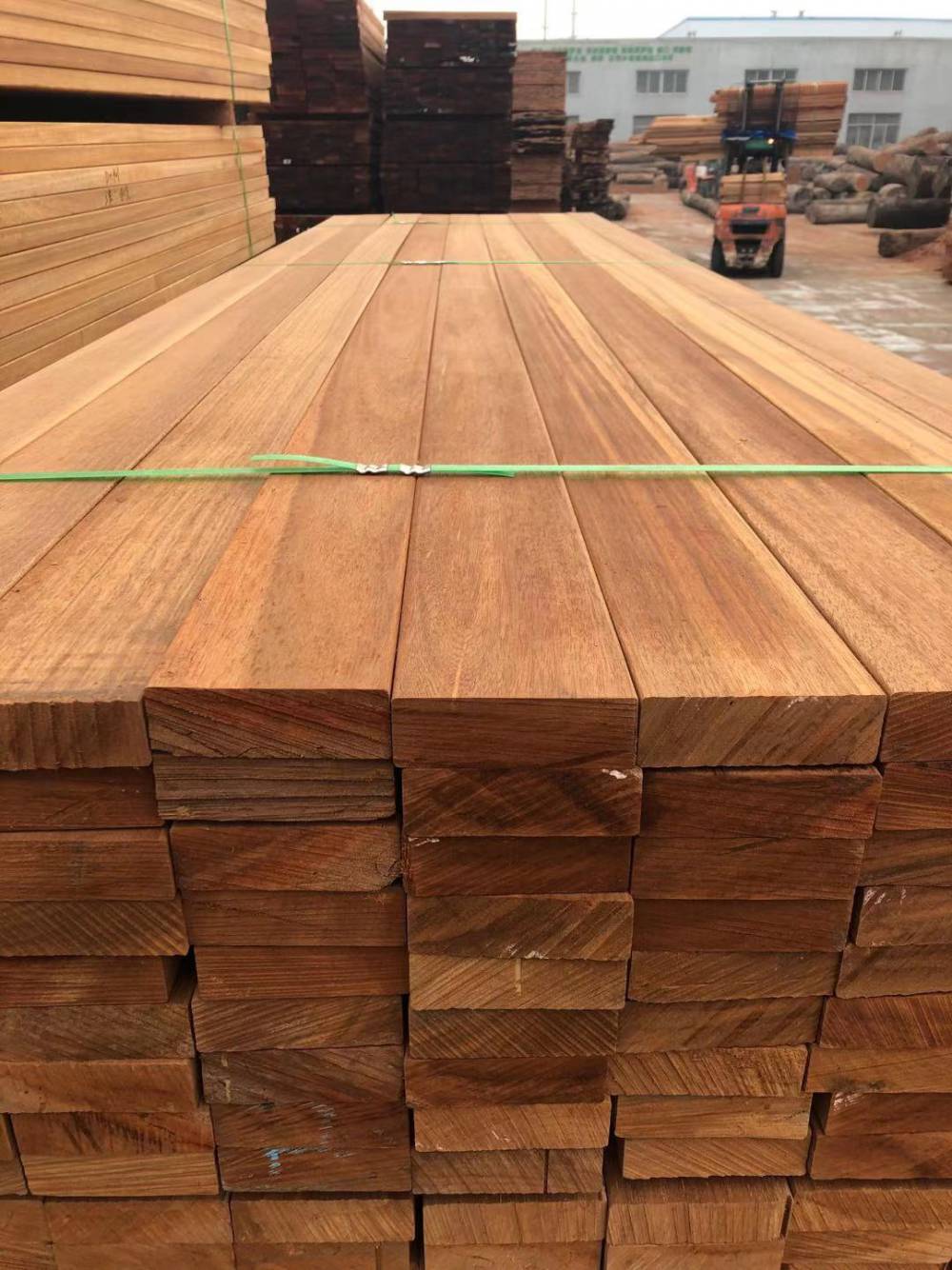 徐州船厂唐木甲板木桐油船舶枕木垫木原木开剧板料加工