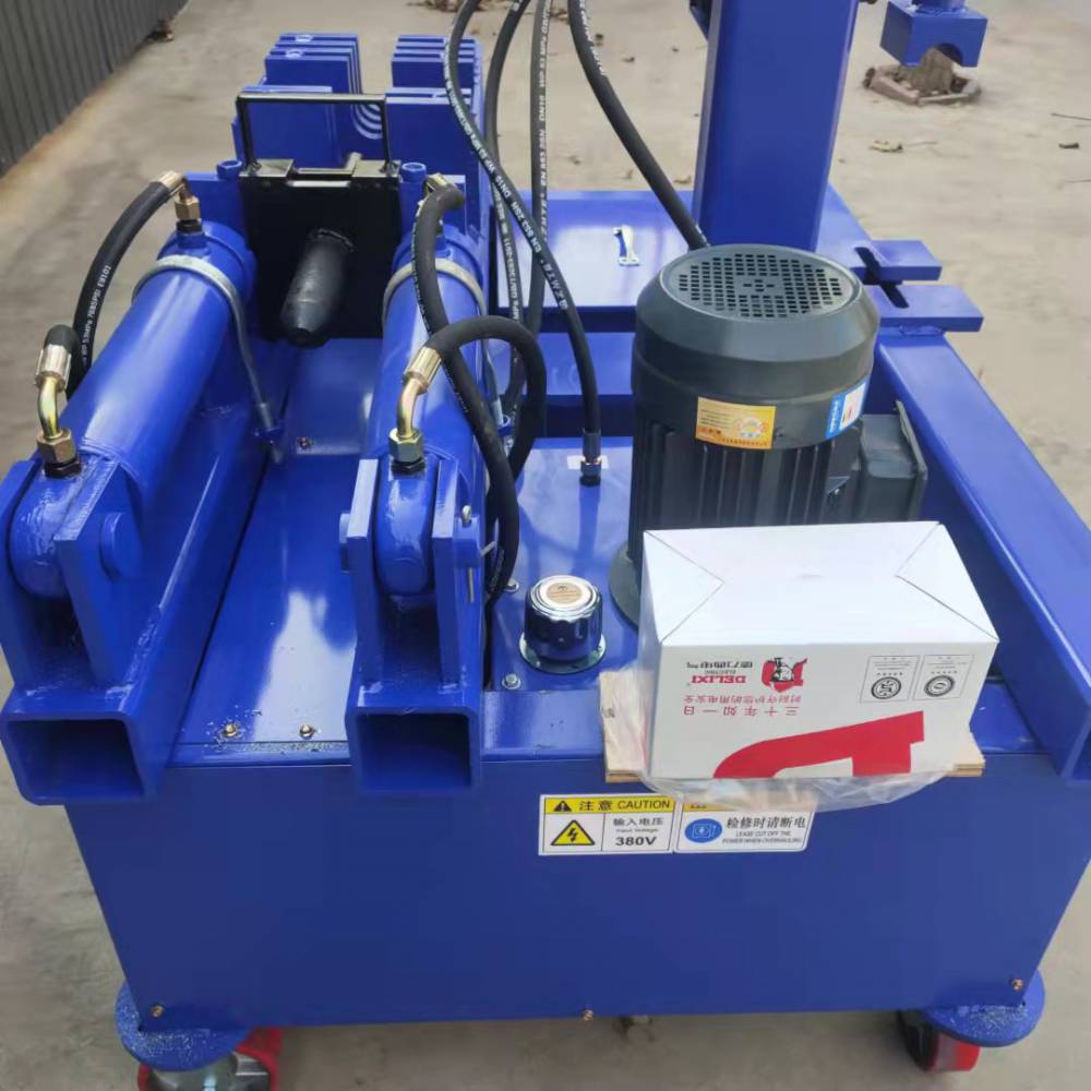 轮扣盘扣修复机工字钢管调直机手脚架立杆扩圆横杆脱销顶托修盘机