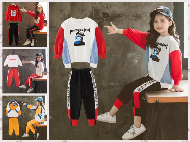 库存抓绒保暖卫衣品牌服装批发进货渠道品牌原单地摊童装套装