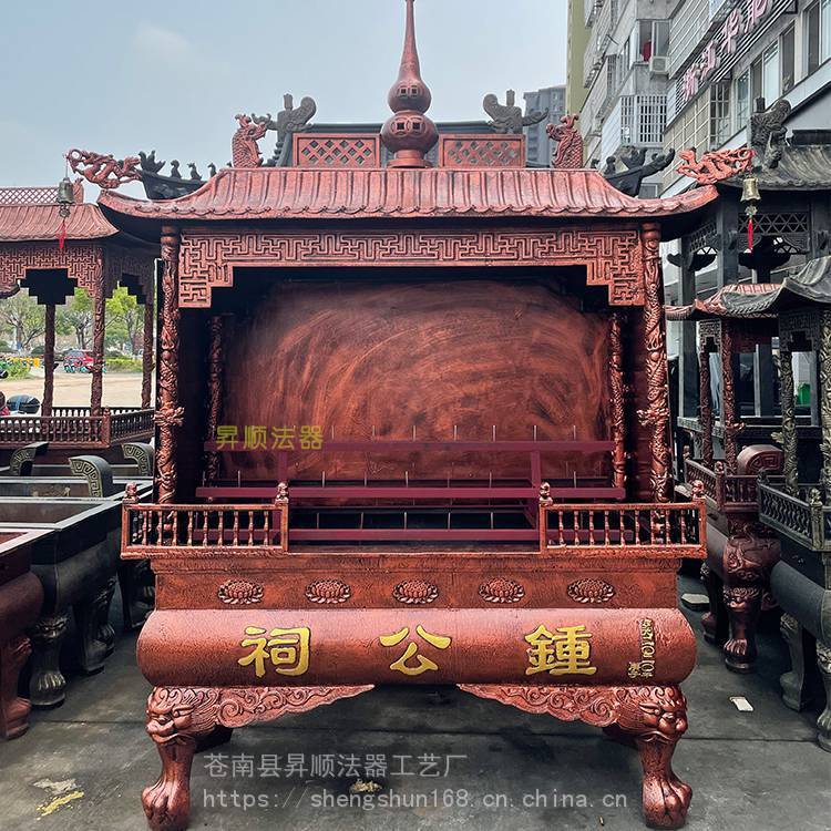 福建插香插蜡烛香炉 长方形铸铁带盖生铁香炉