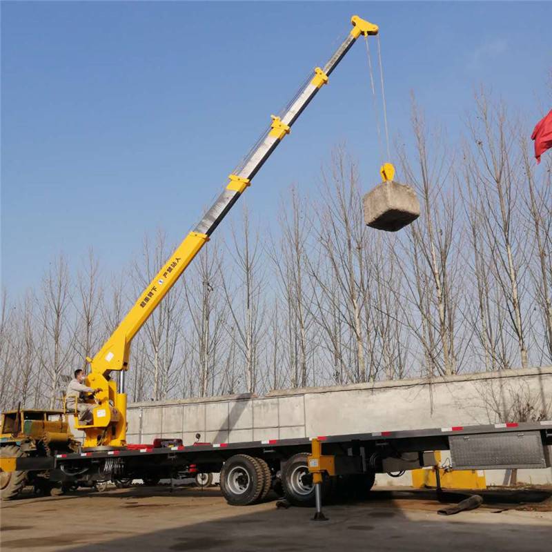 启翔拖拉机平板吊平板拖车托盘吊车使用简便灵活