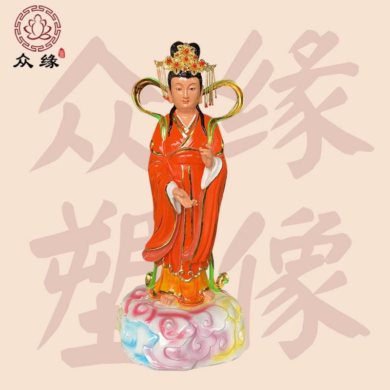 18米七仙女神像站款七仙姑佛像欢天喜地七仙女董永塑像
