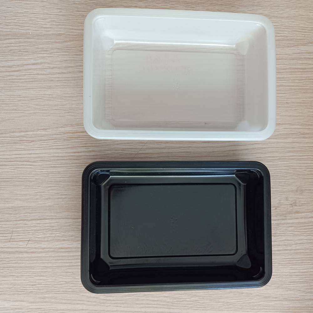 超市一次性塑料托盘食品生鲜托盘可覆膜贴体托盒可定制