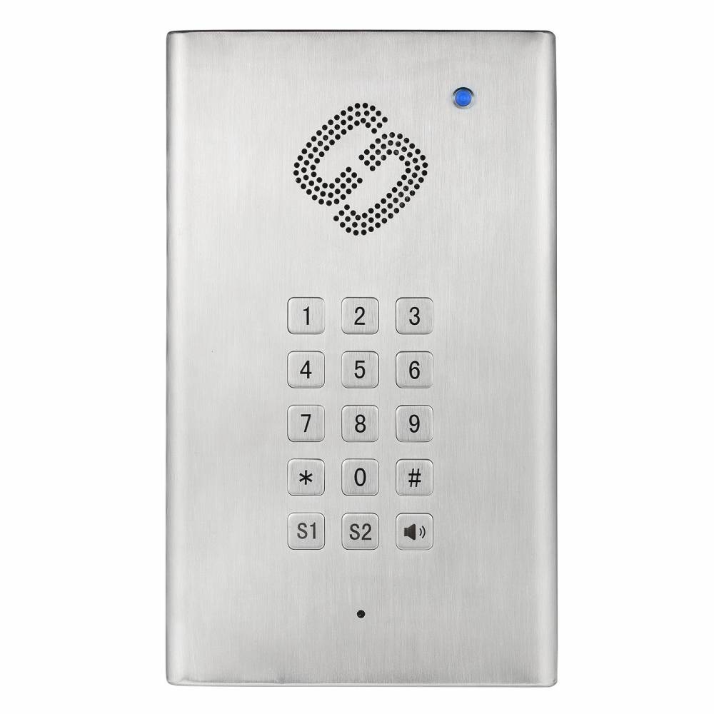 SIP壁挂式洁净室电话机，不锈钢净化车间对讲电话，药厂洁净电话 思璞SIP-IT-25