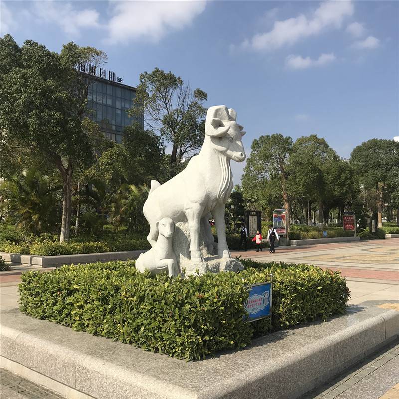 台湾动物石雕厂家 大理石石雕十二生肖价格 厂家定制