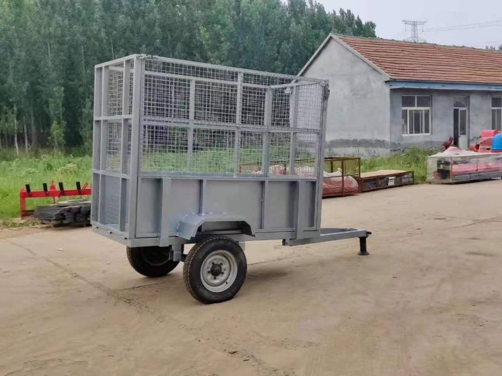 制作四轮拖拉机牵引拖车斗2吨5吨拖车多种尺寸拖车