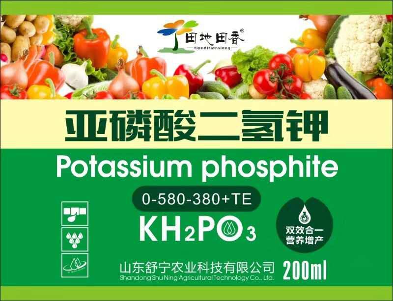 促根促花膨果着色控梢壮梢亚磷酸二氢钾蔬菜叶面肥