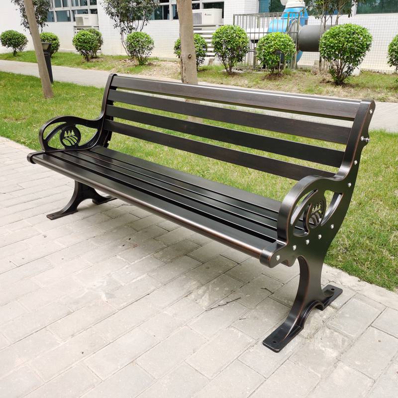 花园阳台户外公园椅长椅长凳碳纤维室外长椅庭院花园玻璃钢公园椅