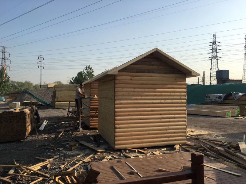 木屋别墅凉亭花亭花架子济南铭杰美观大方