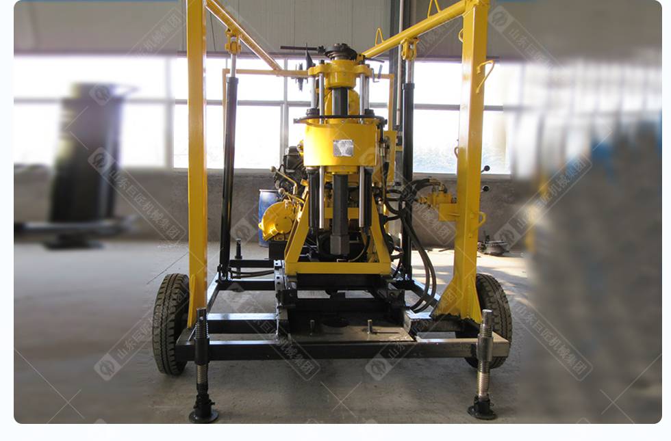 液压岩心钻机华夏巨匠xyx130地质取芯钻机轮式液压岩心钻机