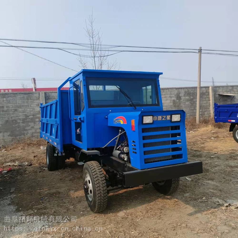 四驱农用车小型柴油拖拉机拓邦机械农用柴油六轮车