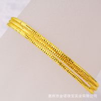 供应24K镀金首饰 24K镀金手镯 久*** 流行时尚新款 女士手镯 批发