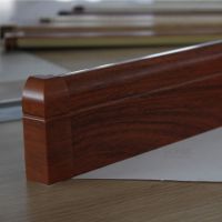 供应木塑脚线 M18系列环保 防潮 防腐8CM木塑踢脚线