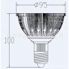 ӦCREE XP-E 7*1WͲPAR30PAR30׼5W/7W