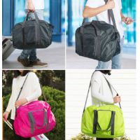 旅行防水尼龙折叠式单肩收纳包出差收纳袋 男女士衣服整理手提包