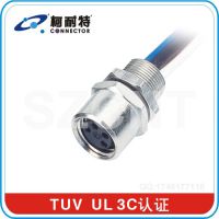 M8/M12信号转接器  4芯转换插头 以太网管控制器转接器