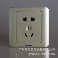 西門子墻壁開關(guān)插座 遠(yuǎn)景金棕10A五孔插座5UB0106-1CC133