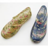 PVC防滑春秋鞋 ***女士短款低帮水晶雨鞋 劳保鞋批发