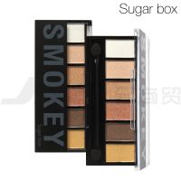 S-04 Sugarbox/糖合 复古六色烟熏眼影 妆效持久服帖 大地色系