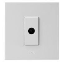 TCL開關(guān)插座 鄭州市代理批發(fā)A6一位電視插座 正品插座批發(fā)