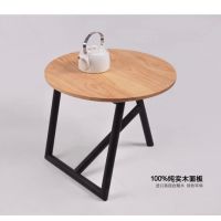 美式乡村铁艺家具茶几 实木小桌子 简约时尚客厅小茶几 复古做旧
