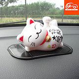 车载太阳能公仔汽车饰品创意 ***猫车上摆件汽车用品批发