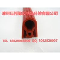 清河巨邦供应耐高温胶条 烤箱专用硅胶条 食品级密封条 蒸箱胶条