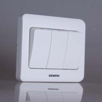 批發(fā)供應(yīng)正品西門(mén)子墻壁開(kāi)關(guān)插座三位單開(kāi)單聯(lián)單控開(kāi)關(guān)企業(yè)采集