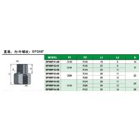 供应直通接头管路连接 日本NUMAX气动内外螺纹