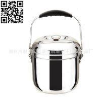 供应6L免火再煮锅双层保温节能锅气电通用免火节能锅