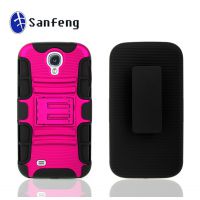 【佛山三豐】正品手機(jī)保護(hù)套 三星i9500旋轉(zhuǎn)背夾手機(jī)殼 s4手機(jī)套