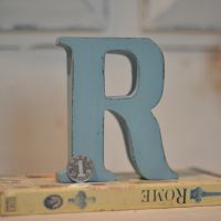 A04字母R摆件欧美风格家居饰品树脂工艺品创意个性书房装饰雕刻