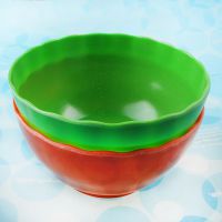 6687彩碗 仿瓷密胺面碗 塑料碗批发 快餐碗