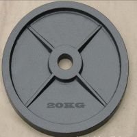 全铁烤漆哑铃片 杠铃片非电镀2.5/5/7.5/10/15/20/25KG 烤漆片
