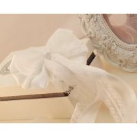 新娘頭飾頭花飾品 韓式白色手工蕾絲蝴蝶發(fā)飾發(fā)夾婚紗頭飾批發(fā)