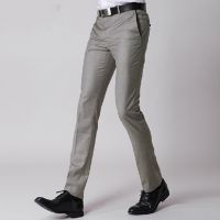 秋季新款男褲 灰色時(shí)尚修身小腳褲 休閑西褲男士長(zhǎng)褲