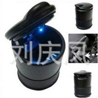 4s店*** 车载烟灰缸 精品车用烟灰缸 带灯烟缸 高阻燃材汽车用品