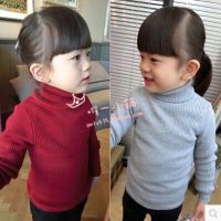 多可爱韩版冬装女童毛衣羊绒衫超柔软保暖高领套头加绒厚727