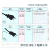 供应【宏昌/薛巷】常州知名品牌 PSE认证 带插头电源线 DTI-2P-04 厂家直销