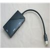 供应苹果迷你mini DP转VGA HDMI DVI 转换器 雷电接投影仪黑色***