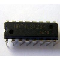 全新原装 74LS123 双可再触发单稳态多谐振荡器