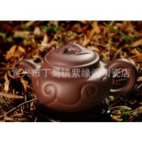 批发紫砂壶宜兴丁蜀镇***名家精品***原矿手工如意仿古定做茶壶