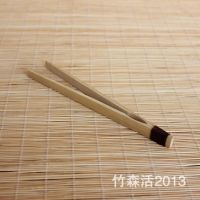 绕线竹制茶夹 夹子 原竹功夫茶具配件 纯手工制作 竹制茶具配件