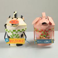 田園鐵皮澆花桶 歡迎牌鐵桶 插花桶  擺件 68-309