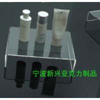 供应新兴亚克力展示架 化妆品架 摆饰架 U型架 热弯有机玻璃定做