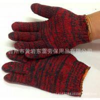 ***防护手套足重800电脑红纱手套棉手套线手套舒适耐磨手套直销