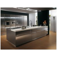 供应彩色不锈钢整体橱柜