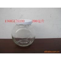 供应200毫升天浩圆型玻璃瓶