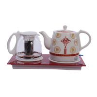 茶具套装电热泡茶壶/陶瓷插电泡茶电热壶/玻璃存茶水壶