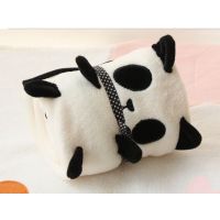 可爱动物空调毯 卡通毛毯 熊猫小毛毯 宝宝毯卷毯子 膝盖毯